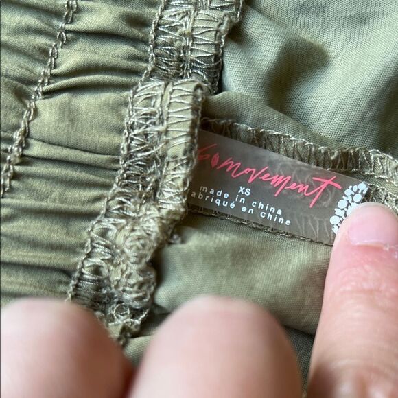 FP Movement by Free People Olive Athletic Shorts - Picture 2 of 4